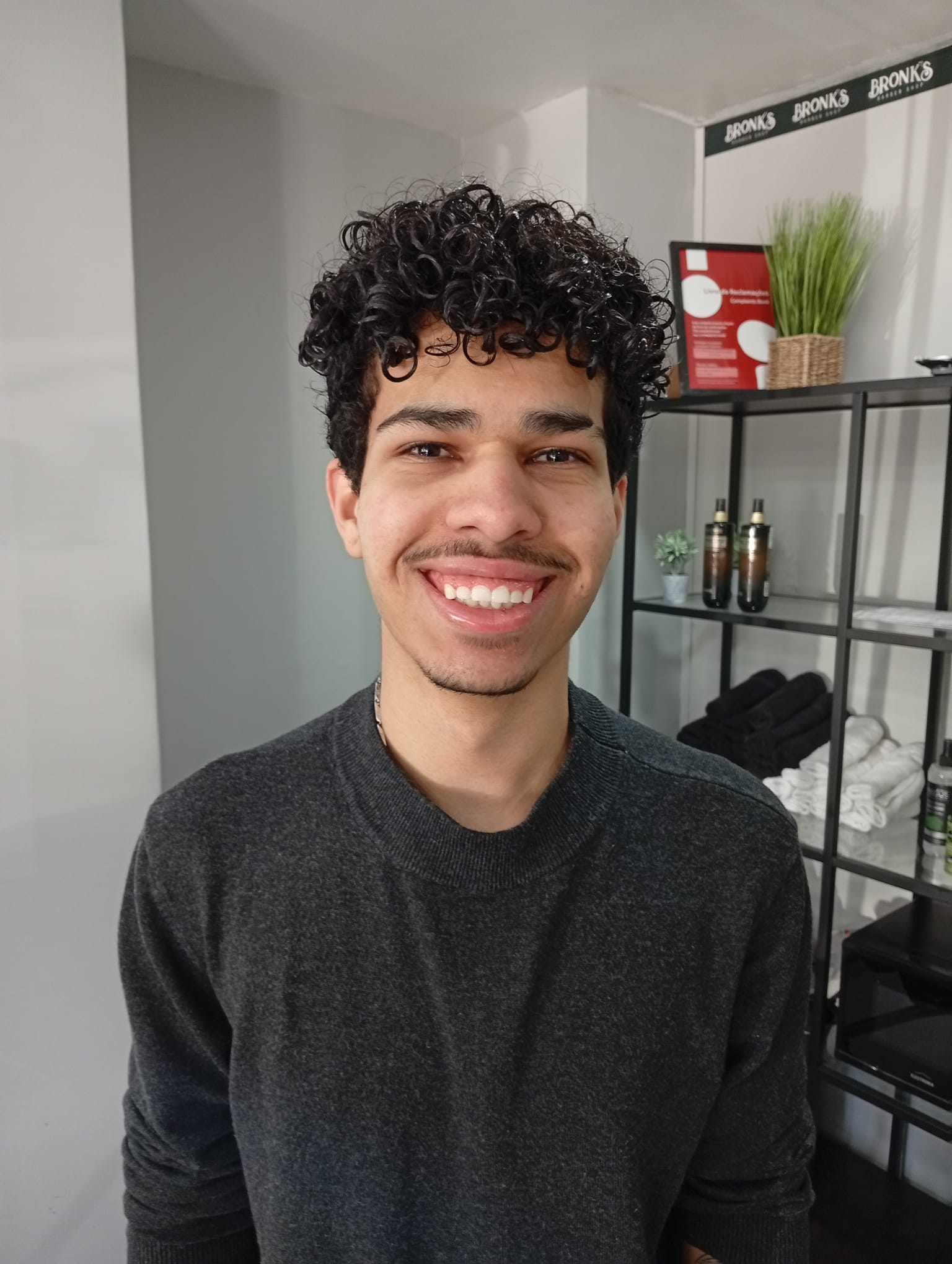 Detalhe da barbearia